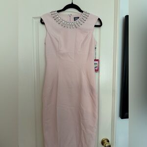 Vince Camuto pink cocktail dress size 4